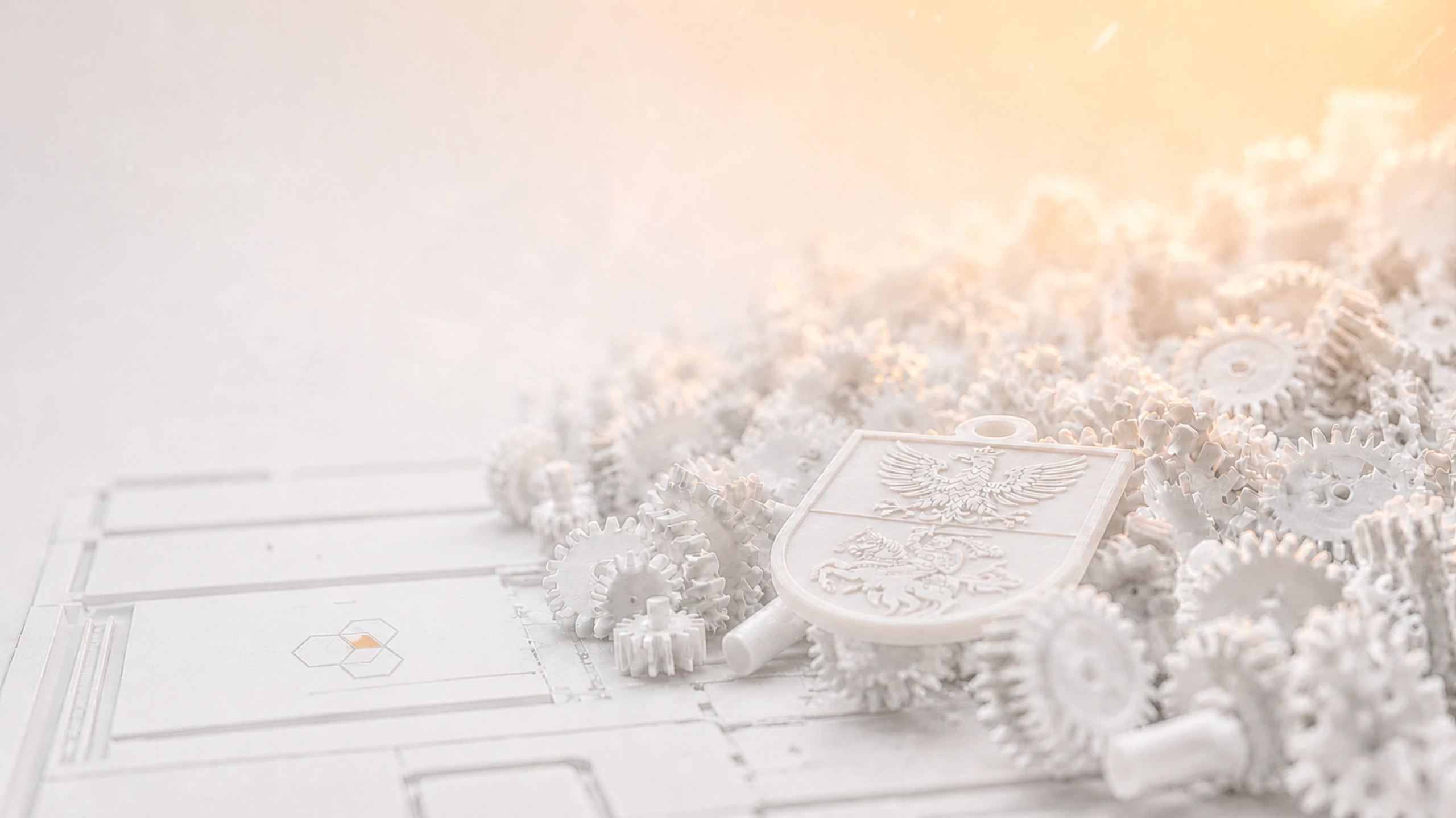 P3DRC Druk 3D Białystok — slider WHITE P3DRC