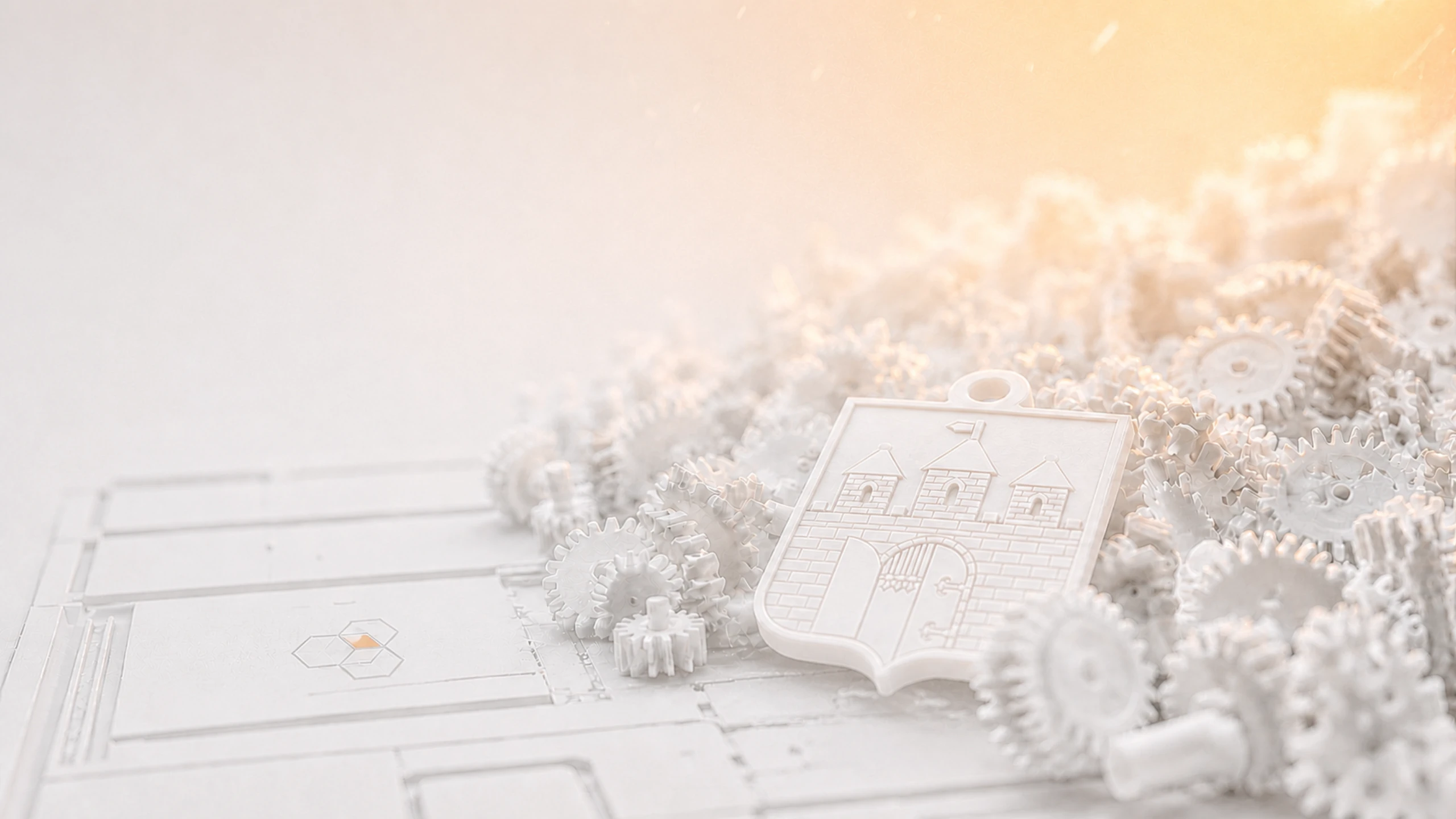 P3DRC Druk 3D Bydgoszcz — slider WHITE P3DRC