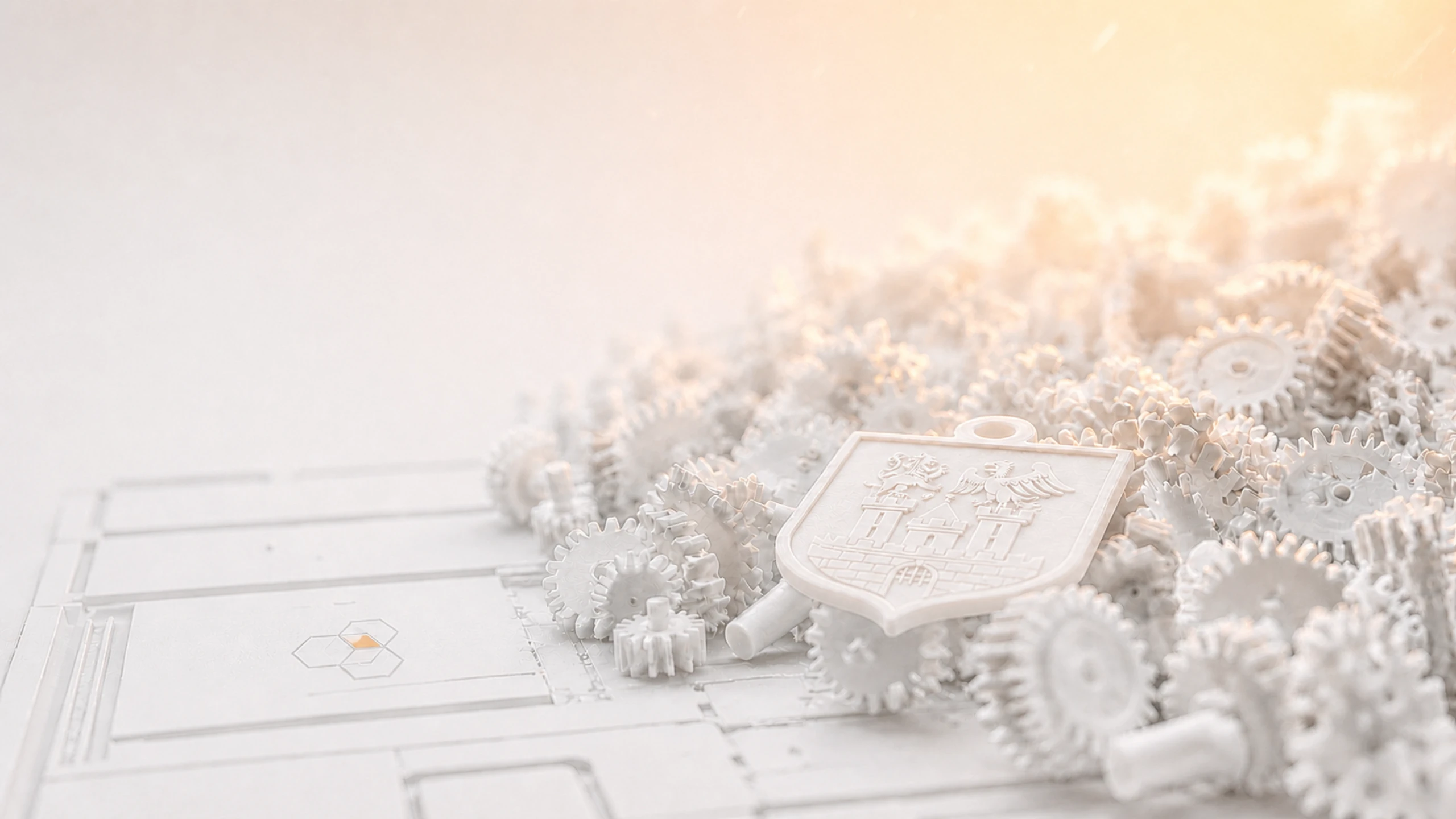 P3DRC Druk 3D Częstochowa — slider WHITE P3DRC