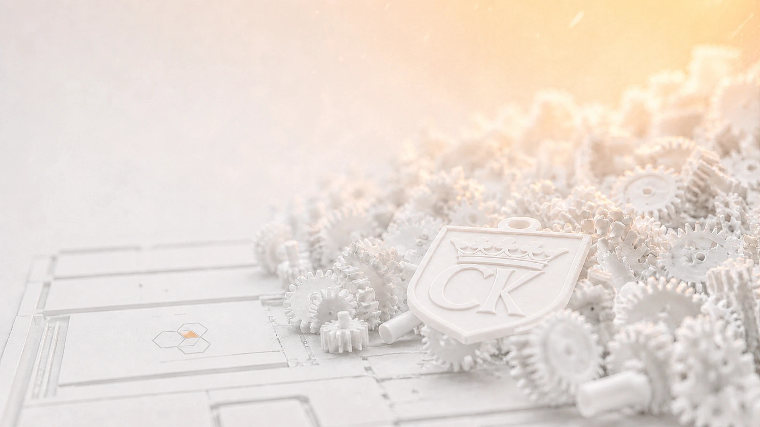 P3DRC Druk 3D Kielce — slider WHITE P3DRC