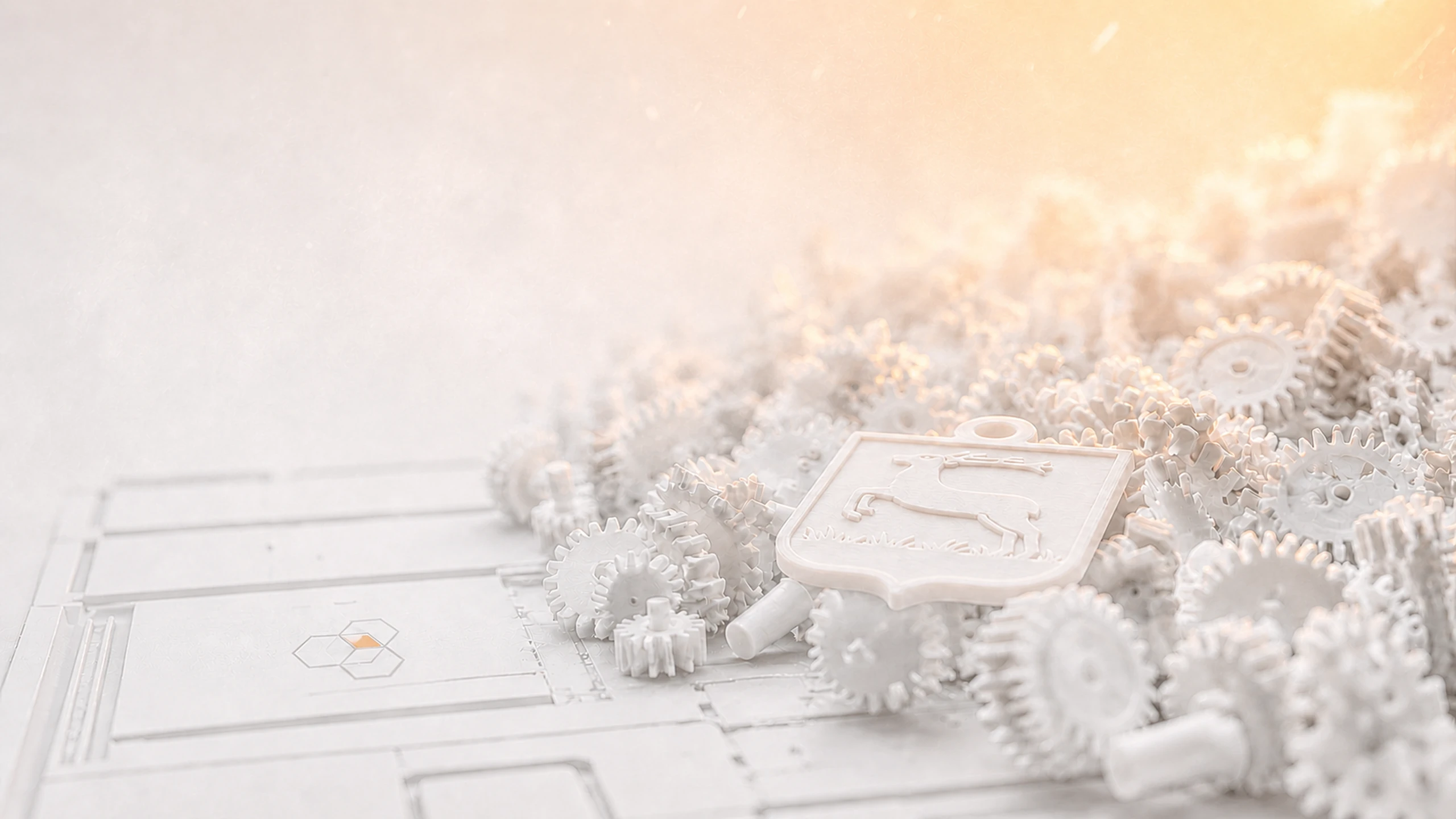 Druk 3D Piła — slider WHITE P3DRC