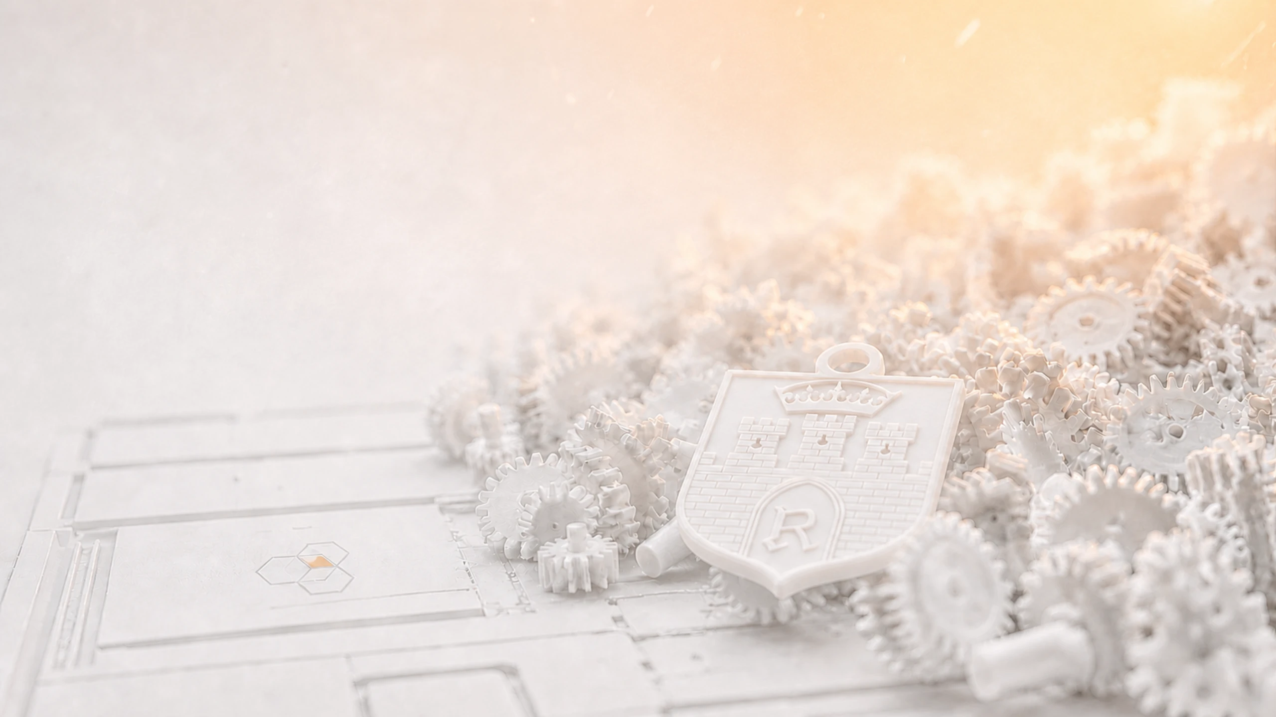 P3DRC Druk 3D Radom — slider WHITE P3DRC