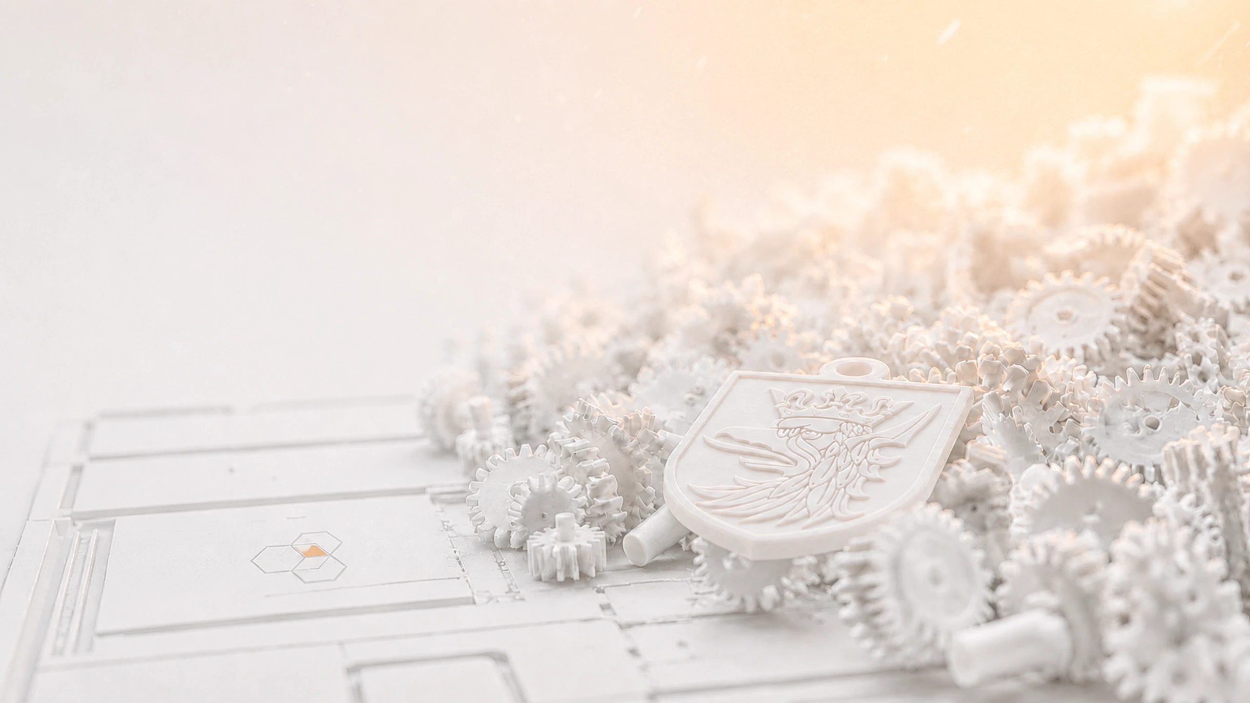 P3DRC Druk 3D Szczecin — slider WHITE P3DRC